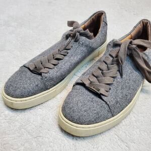 Frye Gray Ivy Low Lace Wool Blend Casual Bohemian Classic Sneakers Shoes Women 8